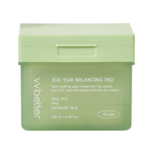 Vvbetter Jeju Yuja Balancing Pad balansuojamosios pagalvėlės, 180 ml 120 vnt.